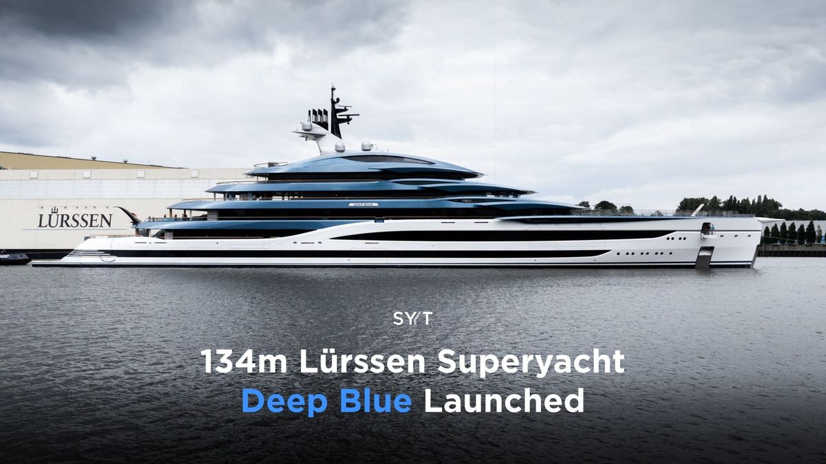 Kifutott a nyílt tengerre a világ új szuperjachtja: teljes titokban épült, senki sem tudja, ki a tulajdonosa, videón a Deep Blue
