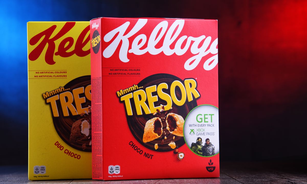 Kellogg's gabonapehely
ételszínezék