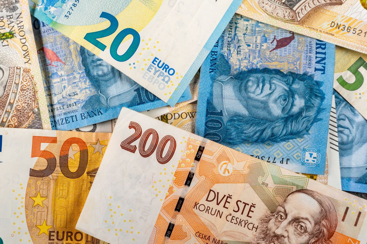 forint, euro, euró, bankjegy, bankjegyek
