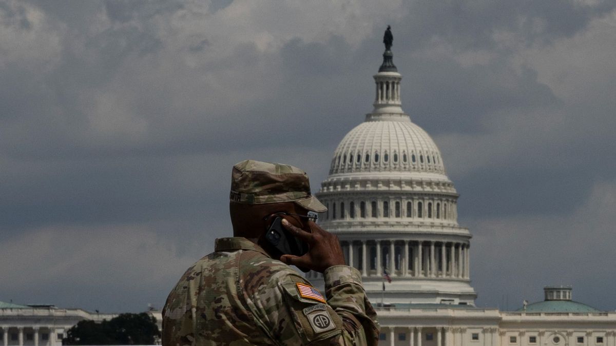 US National Guard Washington August 14 2025 kongresszusi tőzsdézés