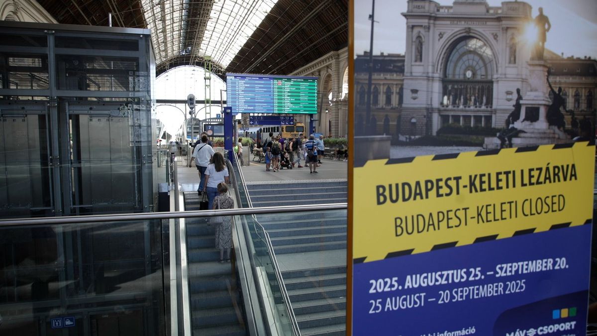 Közzétette a MÁV, mi vár ránk négy hétig a Keleti pályaudvaron 