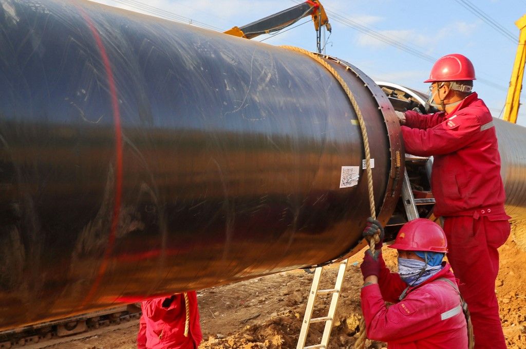 Power of Siberia undergoes construction in north China