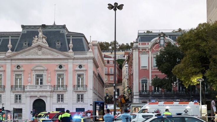 Kisiklott a lisszaboni Gloria siklóvasút - fotók a helyszínről