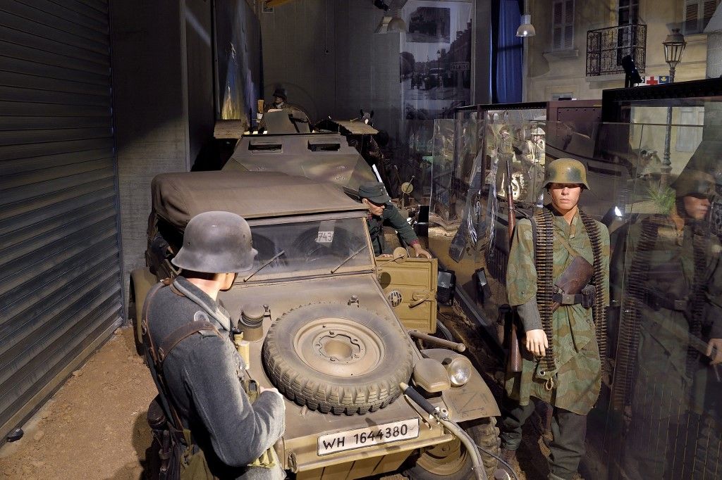 France calvados colleville sur mer overlord museum normandy german collection inside museum
