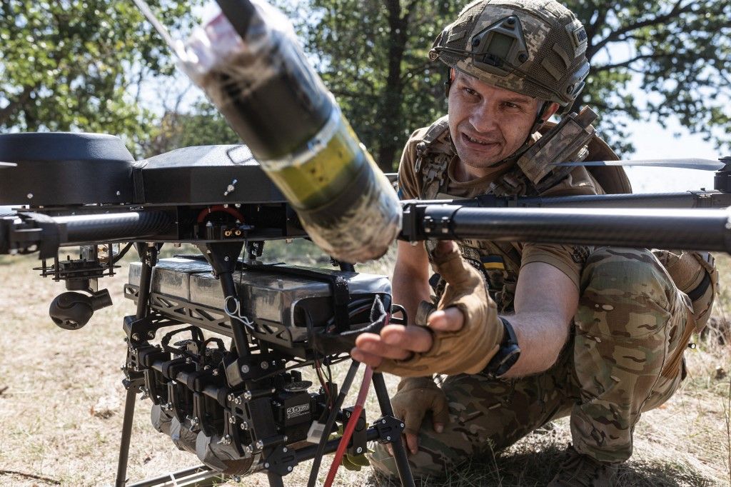 Military training of Ukrainian soldiers in Donetsk Oblast