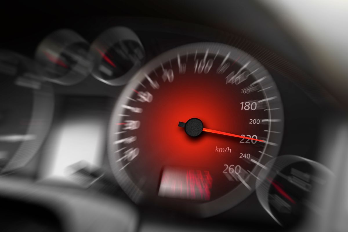 autó Car,Speedometer.,High,Speed,On,A,Car,Speedometer,And,Motion