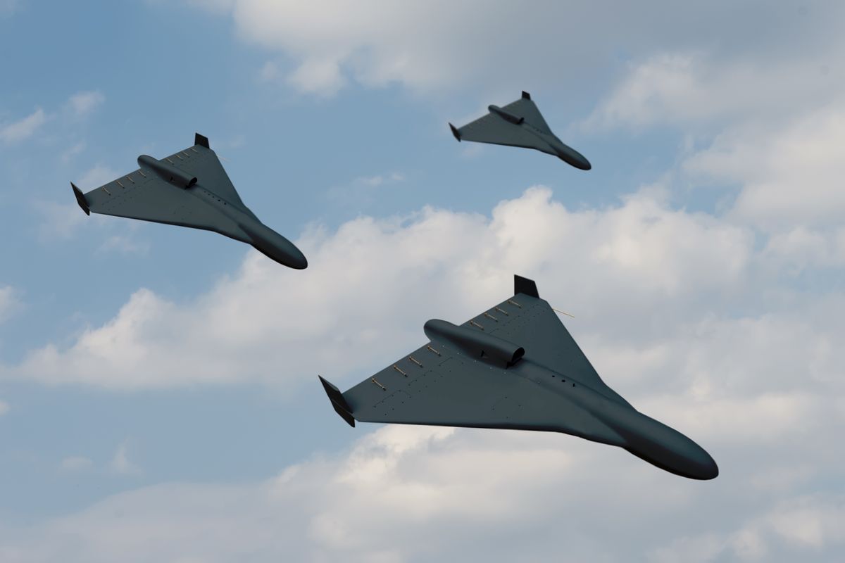 Group,Attack,Of,Black,Drones,Of,Modern,Suicide,Bombers,Flying Mi történt Lengyelországban szerda éjjel? Minden, amit eddig tudunk a rémisztő támadásról – összefoglaló