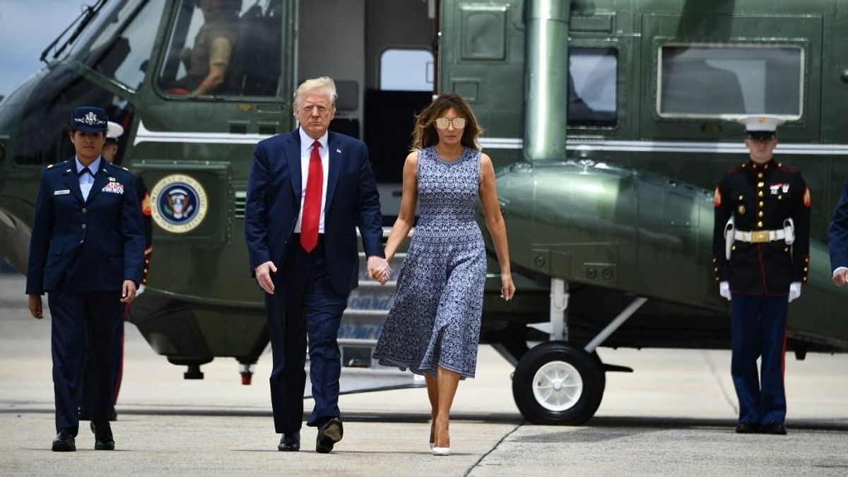 Ijesztő helyzetbe került Trump és a First Lady az Egyesült Királyságban: tönkre ment a különleges elnöki helikopter, kényszerleszállást hajtottak végre – megszólalt a Fehér Ház 