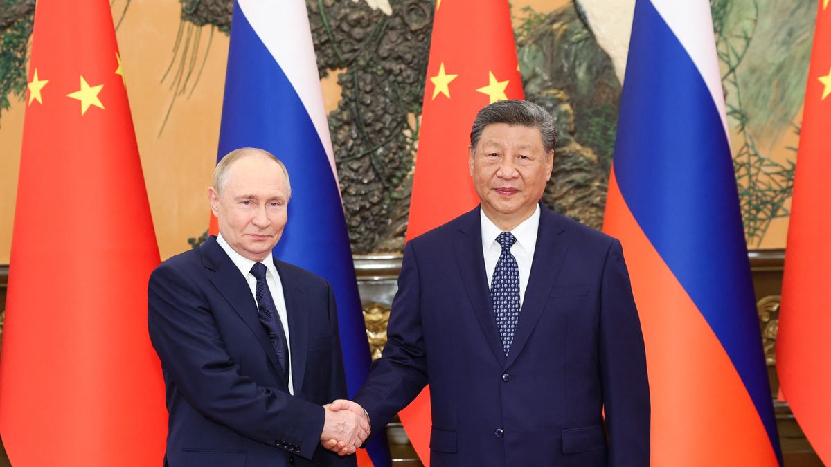 ritkaföldfémek Vlagyimir Putyin orosz elnökHszi Csin-ping kínai államfőKína, Peking, Oroszország