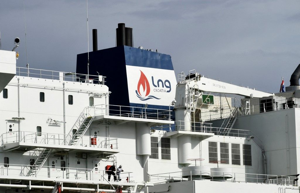 Krk-sziget LNG horvát rezsi