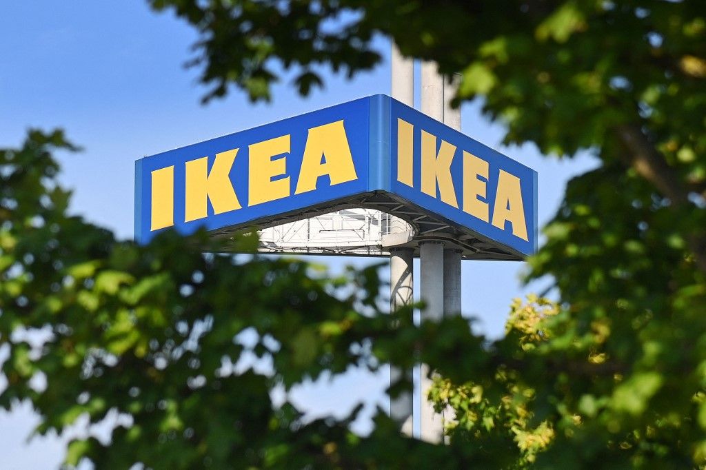 IKEA furniture store.