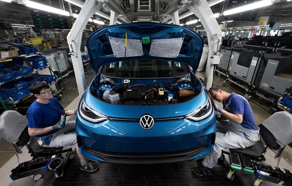 Európai autóipar Production of new ID.3 at Zwickau plant