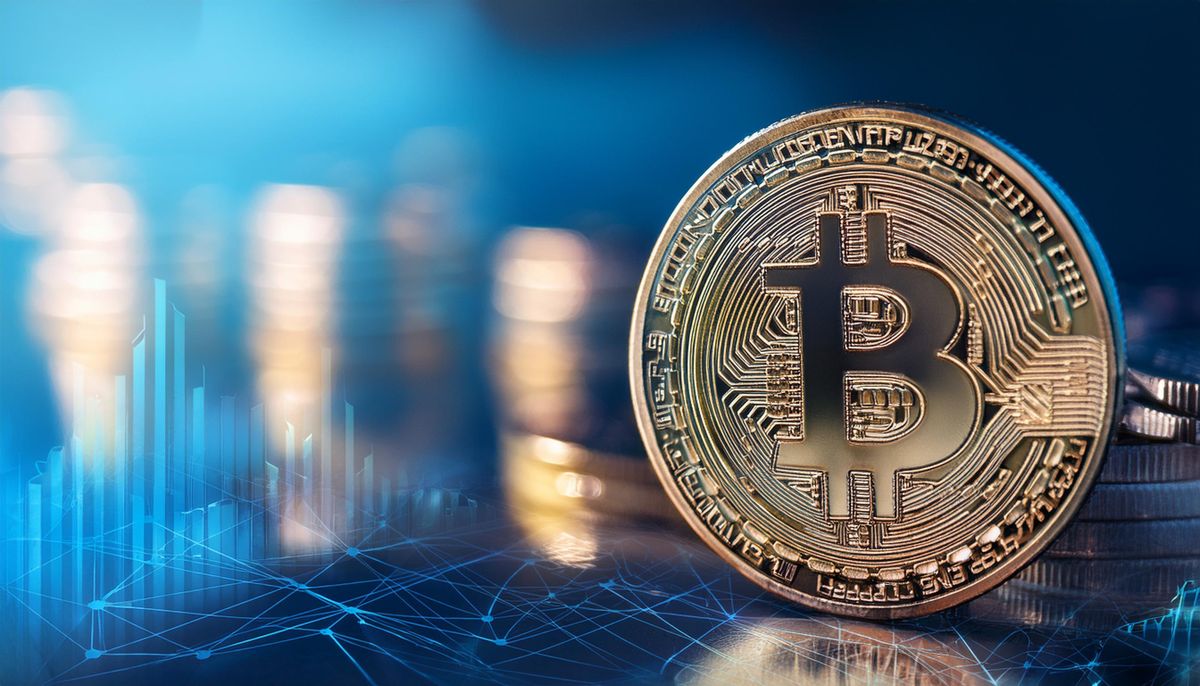 The,Image,Illustrates,The,Intersection,Of,Finance,And,Cryptocurrency.,A Európa válasza az amerikai dominanciára: jön az euró alapú stabilcoin
