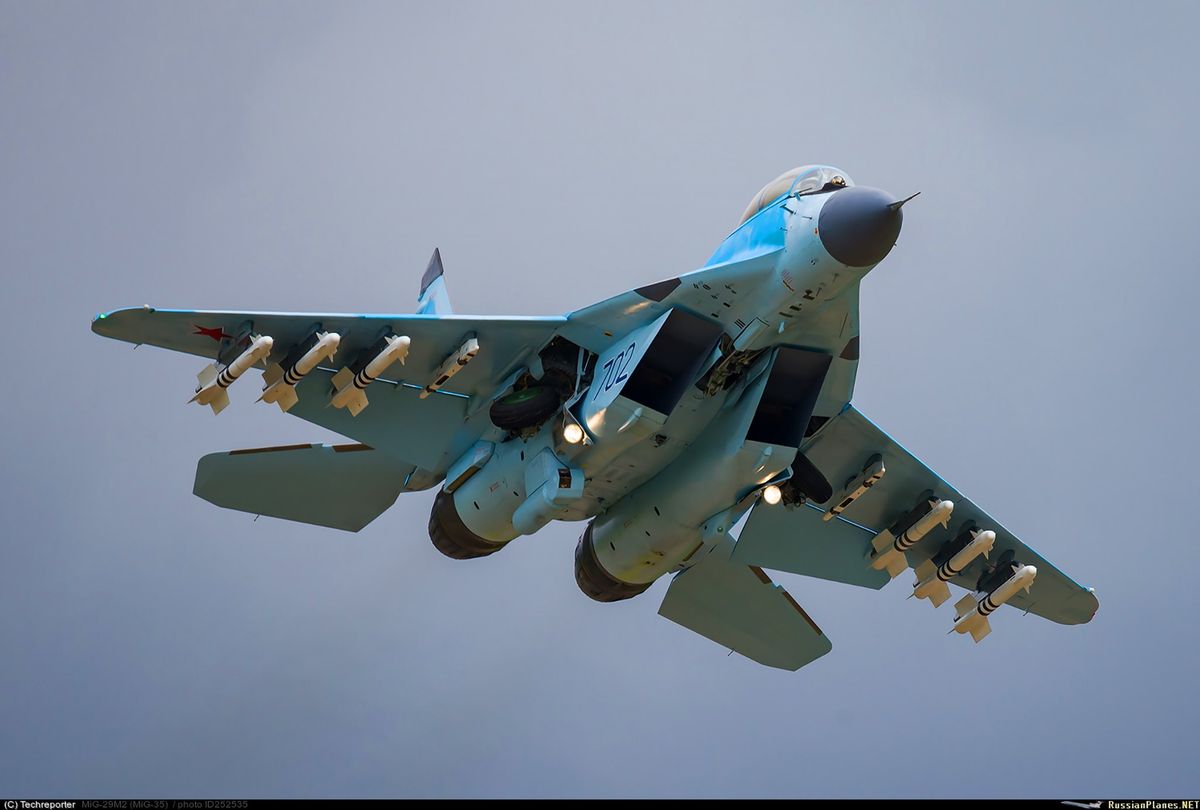 orosz MiG-35S repülőgép,NATO vadászrepülőgép orosz légierő, háború, ukrajna, balti-tenger