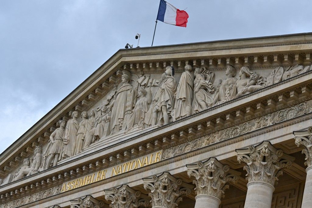 FRANCE-POLITICS-NATIONAL-ASSEMBLY-FACADE-PARIS