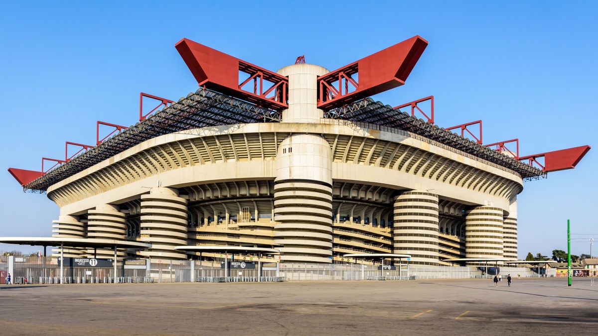 San Siro, Milan,,Italy,-,March,28,,2022:,General,View,Of,The