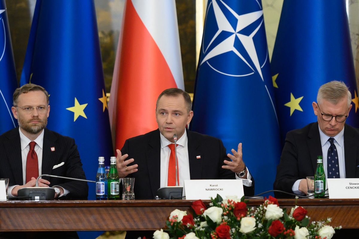 National Security Council With Poland's President Karol Nawrocki.