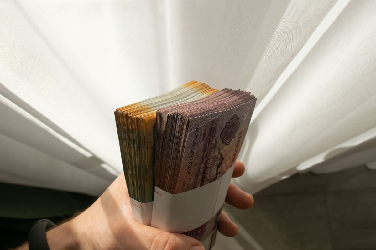 forint, bankjegy, pénz, pénzköteg