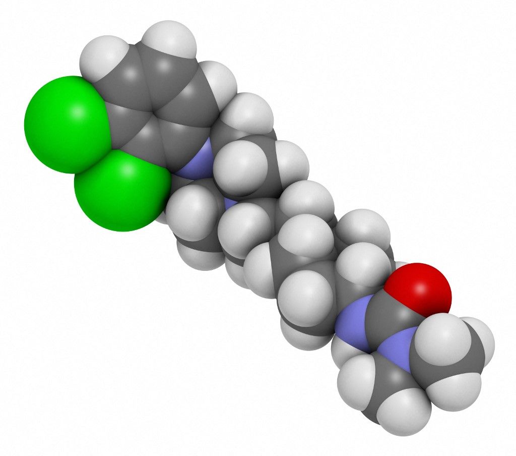 Richter Cariprazine antipsychotic drug molecule