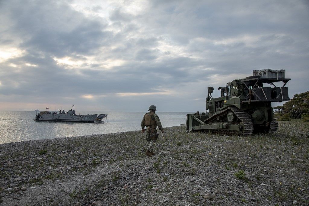 NATO military drill in Gotland
