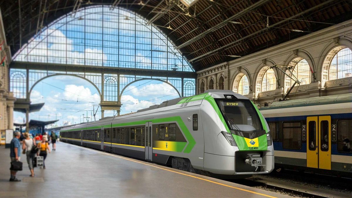 Hivatalos: a Stadler bemutatta Magyarország új motorvonatait, így néznek ki – még ételautomaták is lesznek rajta, 160-nal fognak menni 