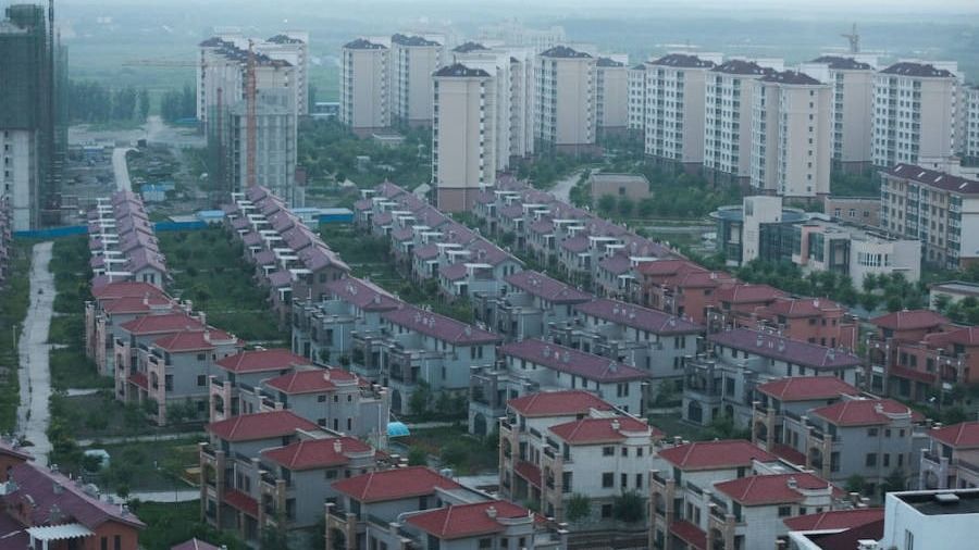 A Kínában található Jingjin városában körülbelül 3000 villa épült, de a kihasználtság mindössze 10 százalékos. Fotó: Getty Images
