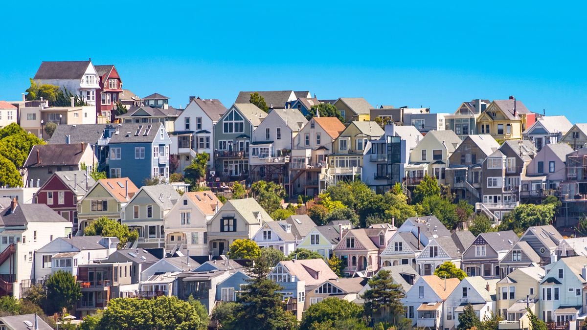 Historic,Urban,Houses,In,San,Francisco