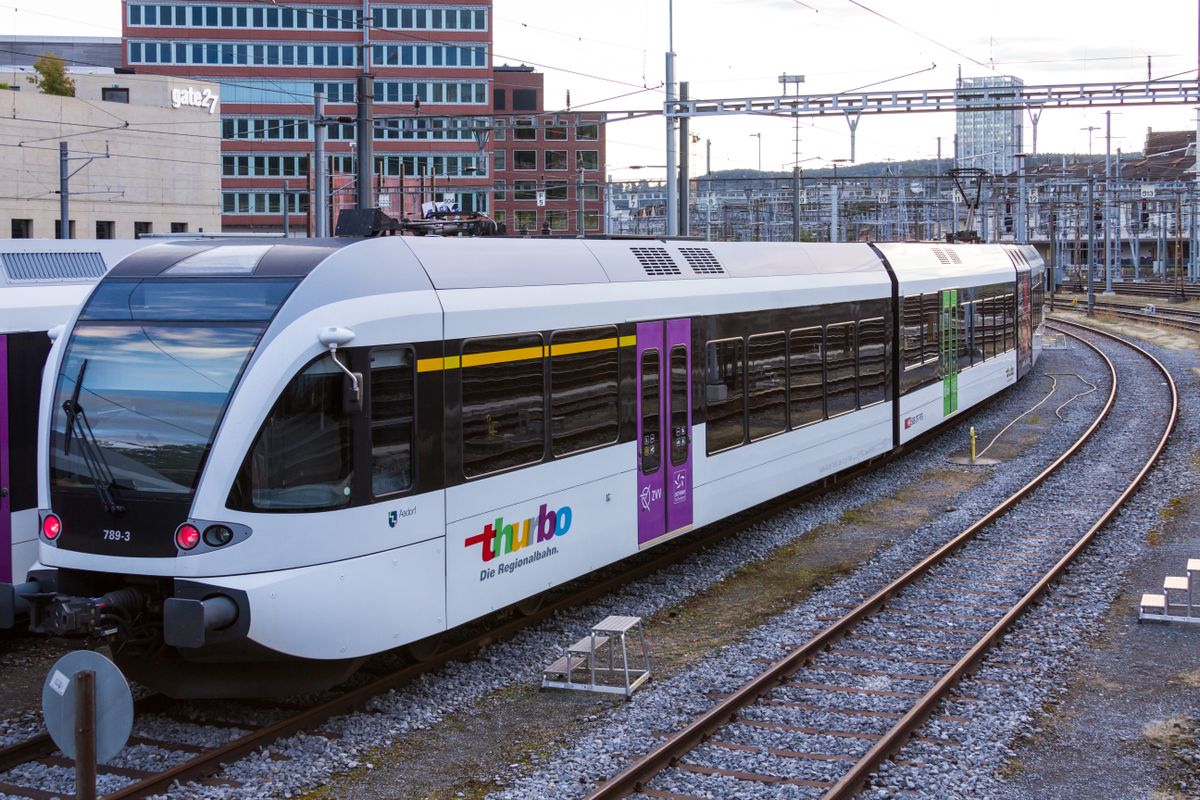 MÁV vonat vasút
Stadler GTW Thurbo vasúttársaság