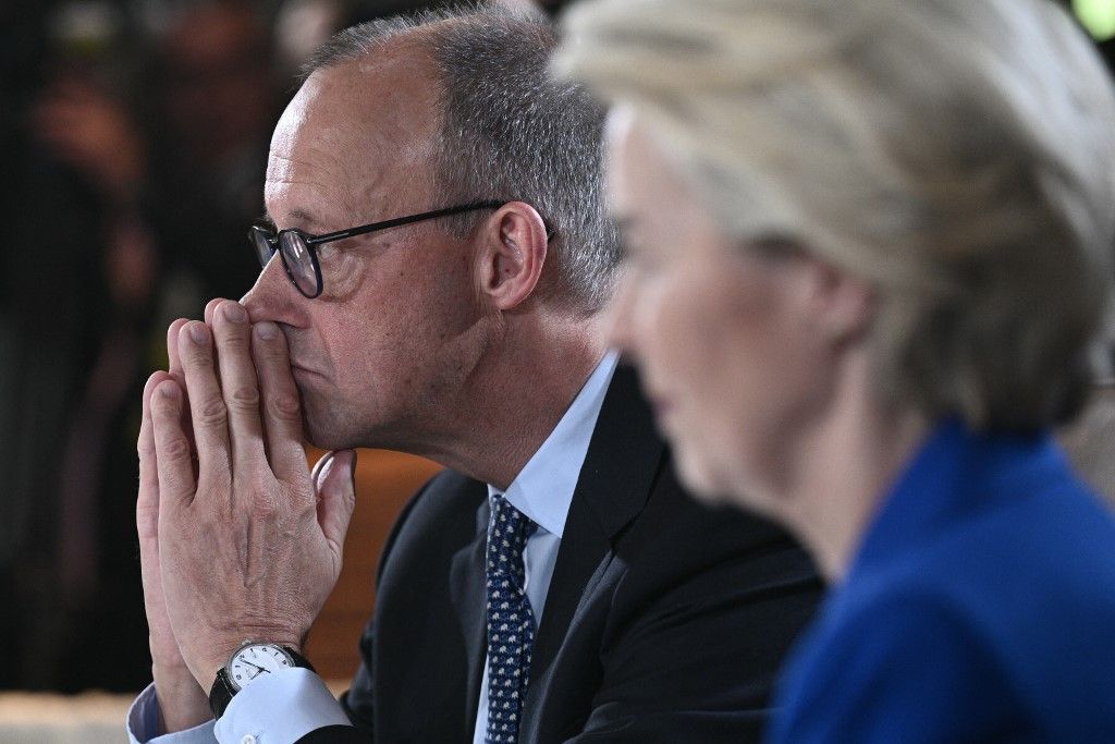 Merz és von der Leyen: nem először kerülnek szembe egymással 
