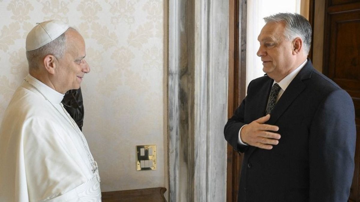 Így fogadta XIV. Leó Orbán Viktort: képgaléria a magyar miniszterelnök pápalátogatásáról – nem egyedül érkezett a Vatikánba