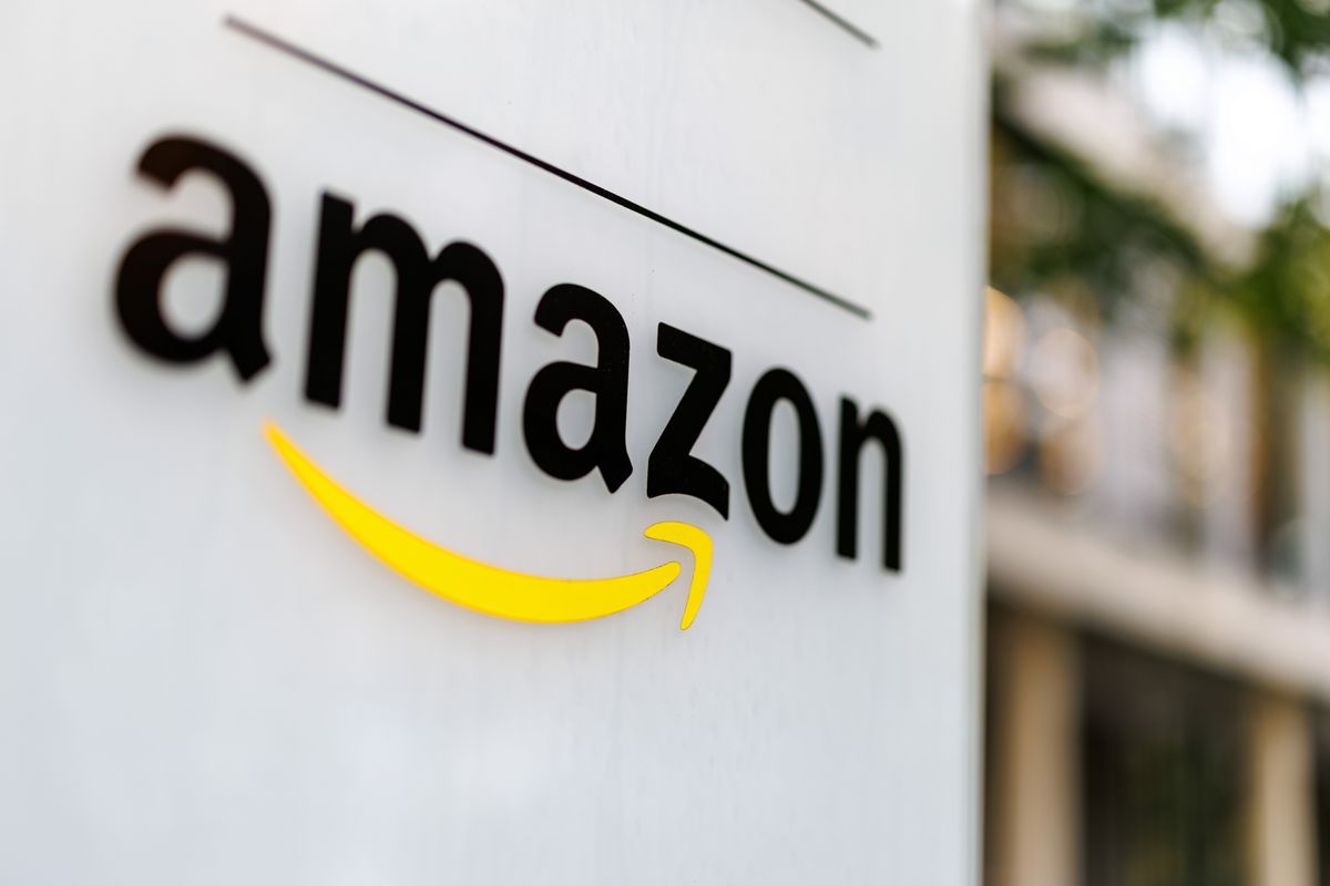 Exterior shot of Amazon's German headquarters