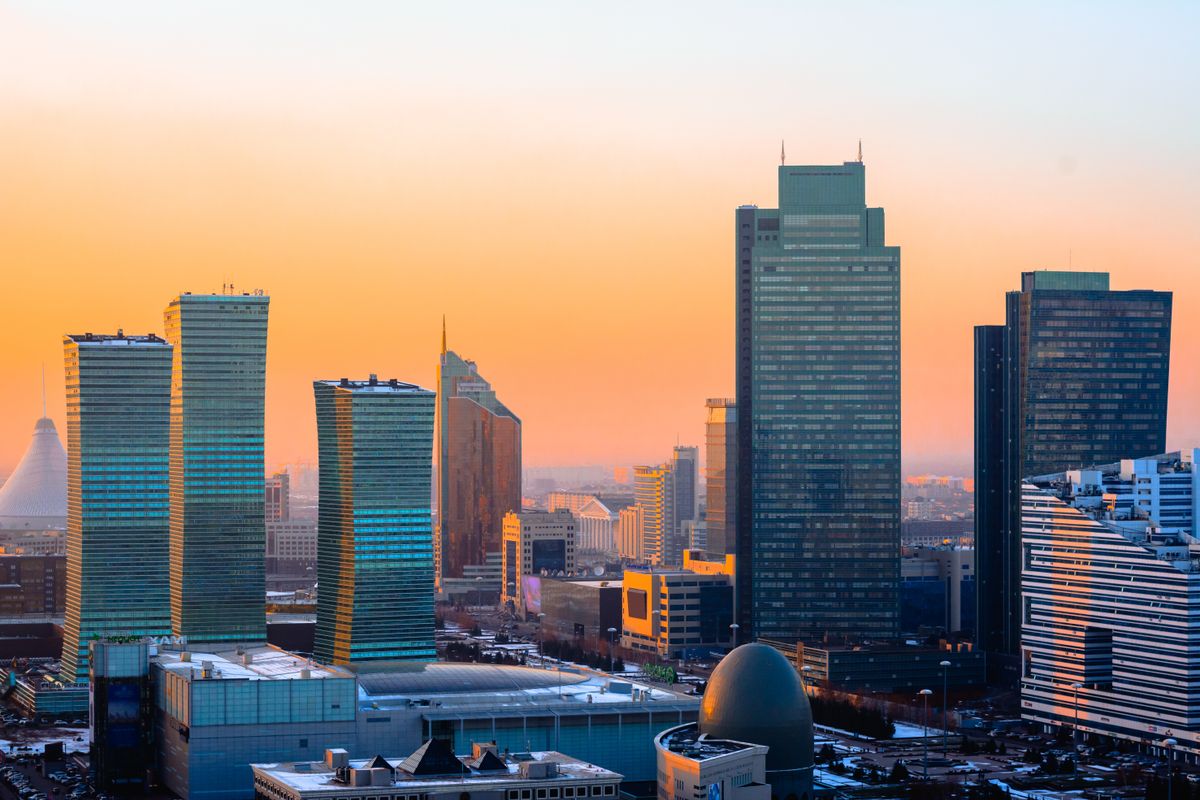 Astana,/,Astana Kazahsztán: Európa új, kulcsfontosságú kereskedelmi és befektetési zászlóshajója