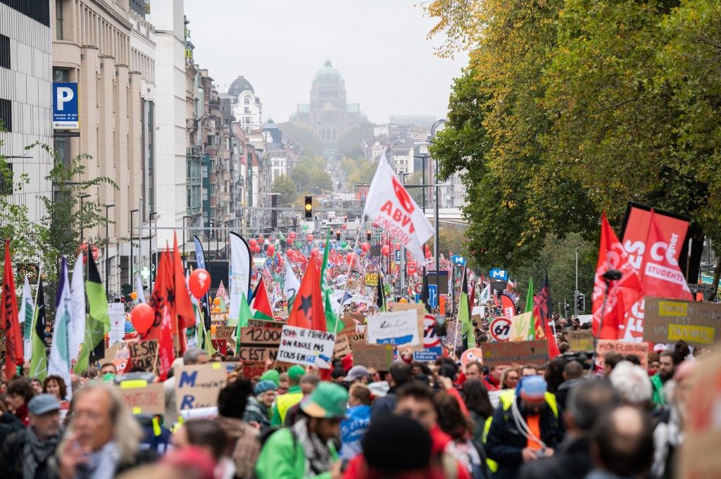 BELGIUM - DEMONSTRATION AGAINST THE ARIZONA GOVERNMENT