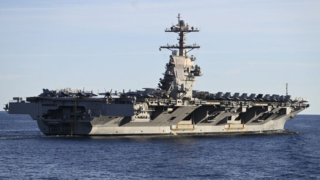 Amerikai Egyesült Államok USA
amerikai anyahajó
USS Gerald R. Ford