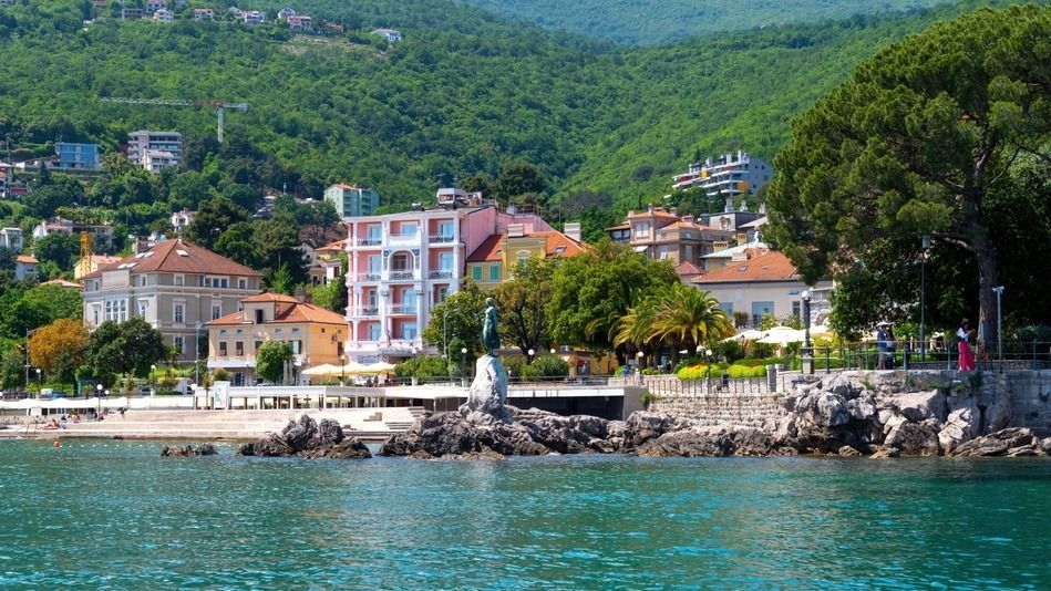 szálloda, Horvátország, Opatija, Kvarner, Croatia, horvát tenger, turizmus
