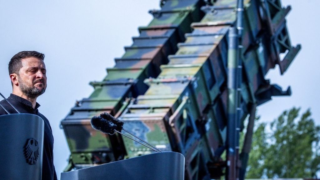 Zelenszkij Patriot rakéta ukrán