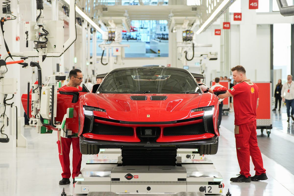 Inside the Factory Where Ferrari NV Will Make Electric Supercars
