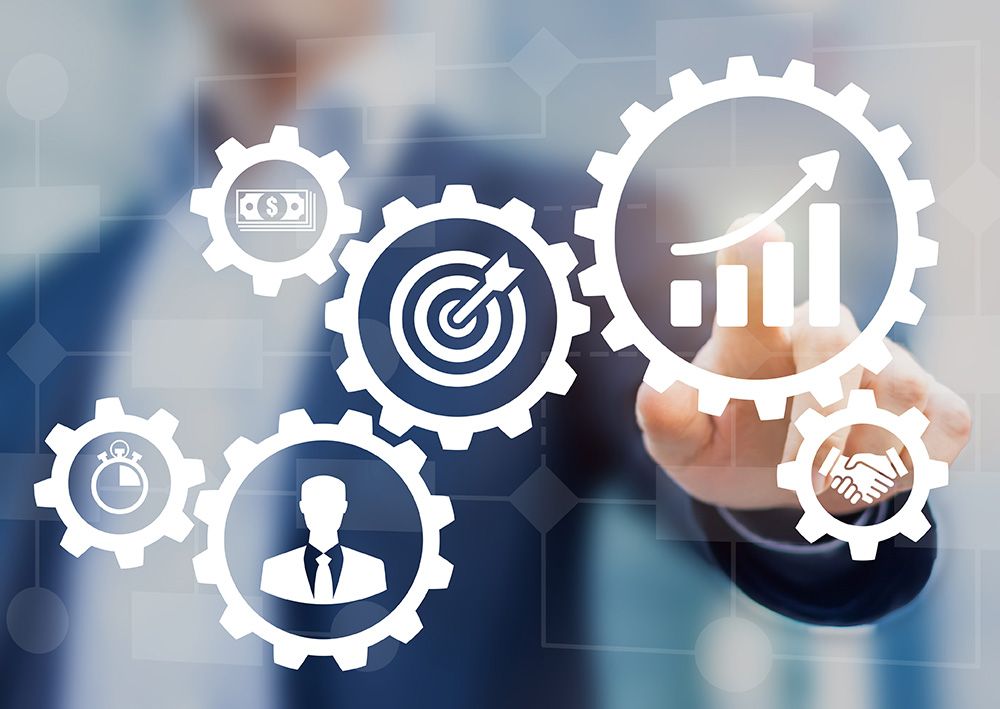 Robotic,Process,Automation,For,Business,Management,And,Workflow,Diagram,With