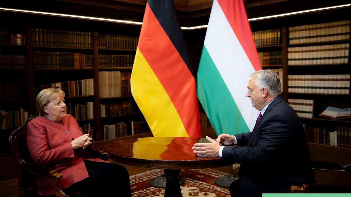 Váratlan vendég érkezett a Karmelitába: Angela Merkelt fogadta Orbán Viktor