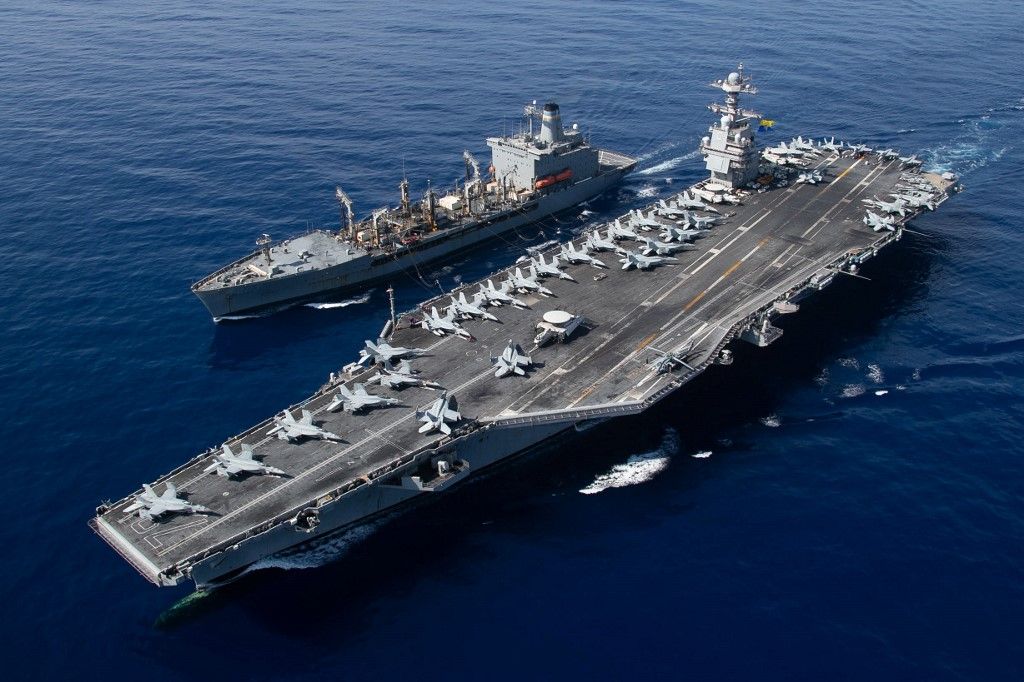 Budapesti békecsúcs USS Gerald Ford