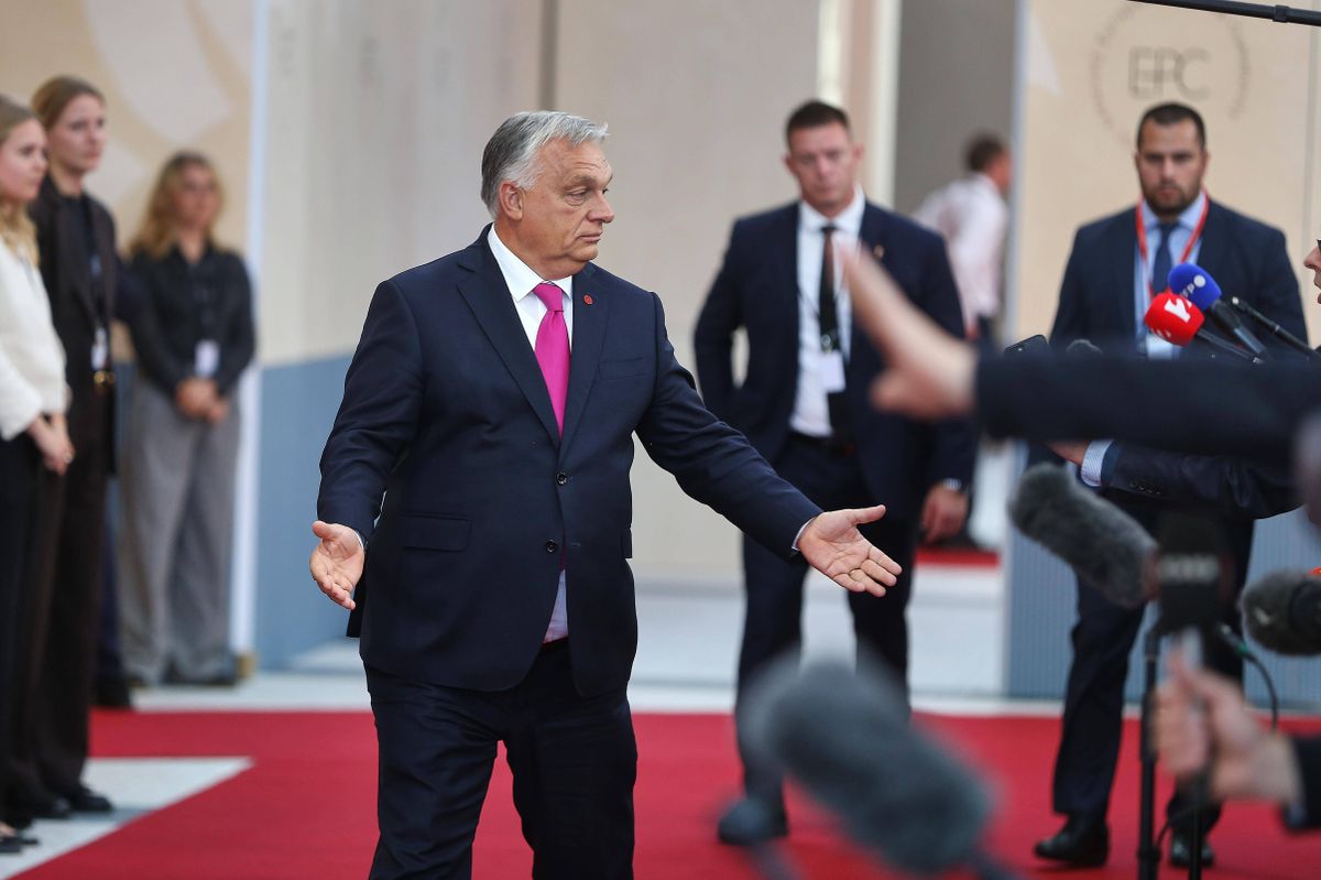 Kopenhagen, Dänemark, 02.10.2025: Schloss Christiansborg: Informeller EU-Gipfel: Viktor Orbán, Ministerpräsident von Ung