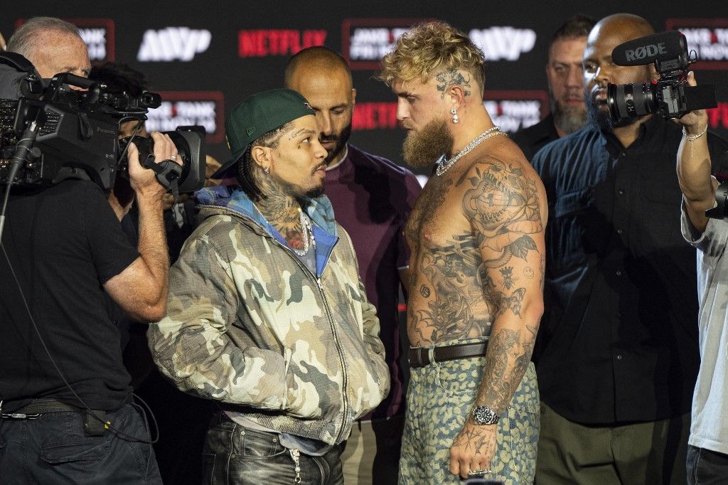 Jake Paul vs. Tank kickoff press conference in New York
