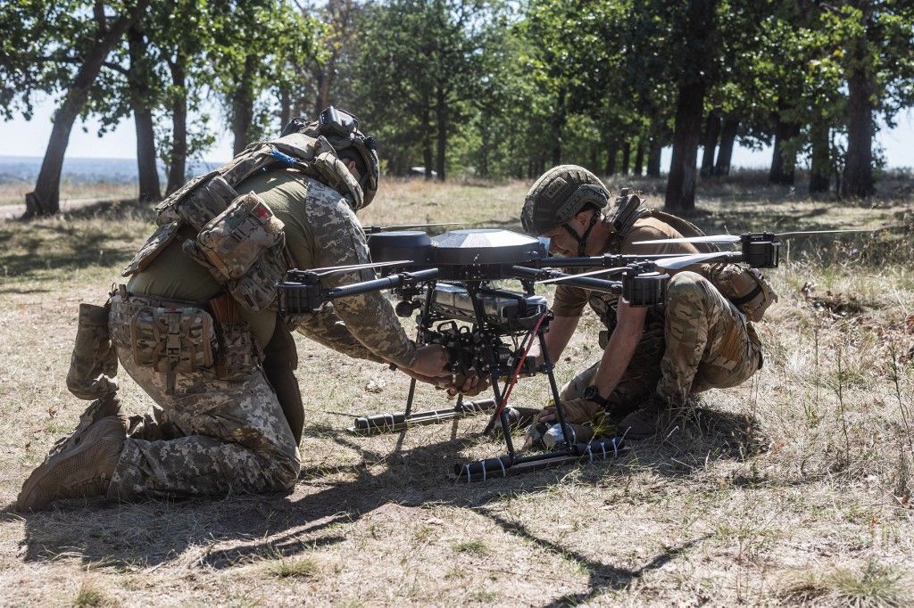 Military training of Ukrainian soldiers in Donetsk Oblast