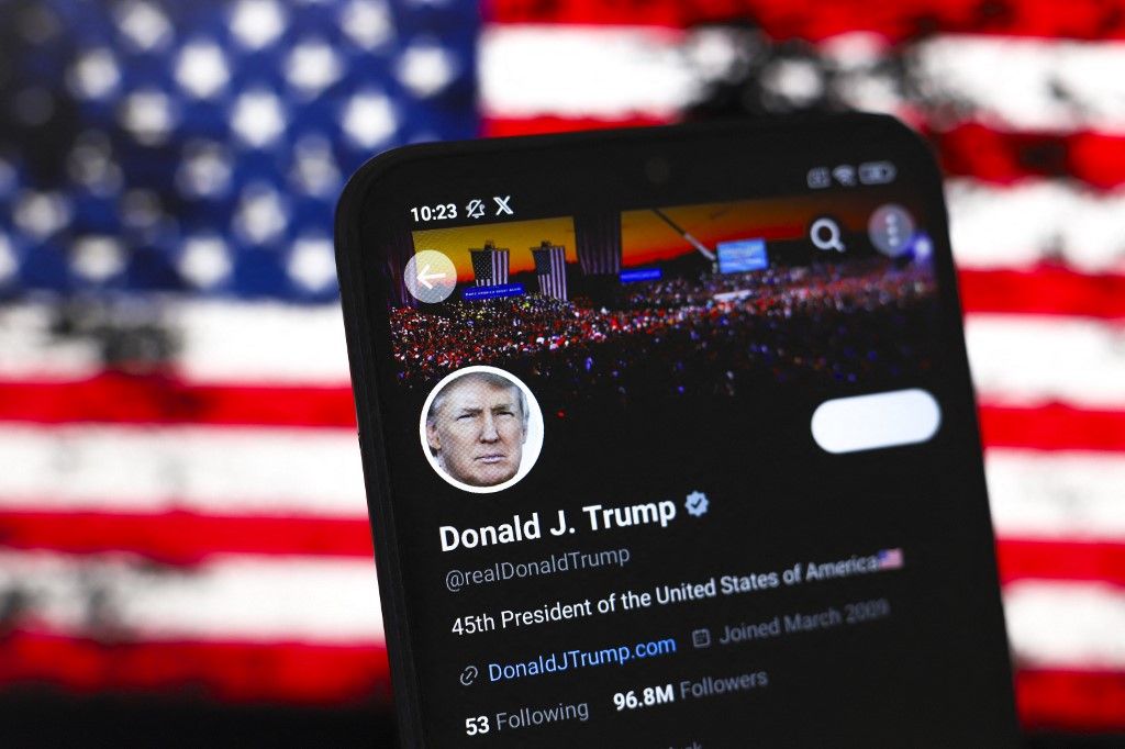 President Donald Trump's, Hamász, Donald, közösségi platfrom Official Social Media Account