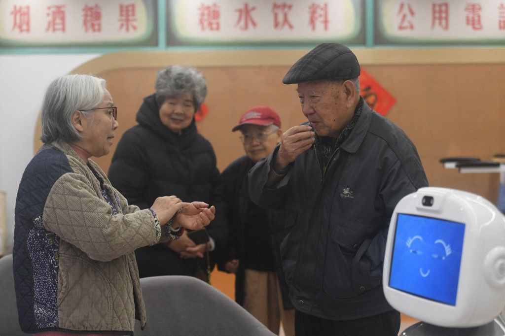 AI Large Model Elderly Care Robot in Hangzhou