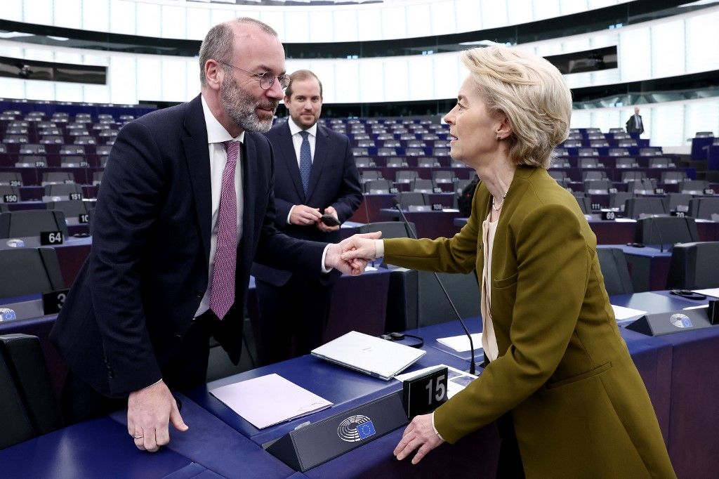 Manfred Weber Ursula von der Leyen EPP Európai Néppárt