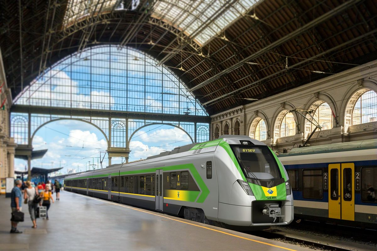 Lázár János Stadler vonat