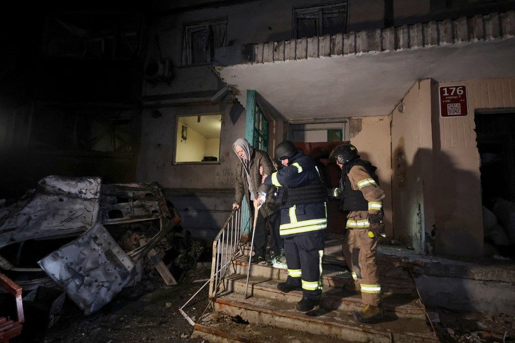 Russia launches massive drone attack on Kharkiv