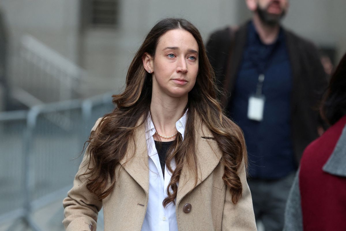 FILE PHOTO: Charlie Javice exits Manhattan federal court in New York