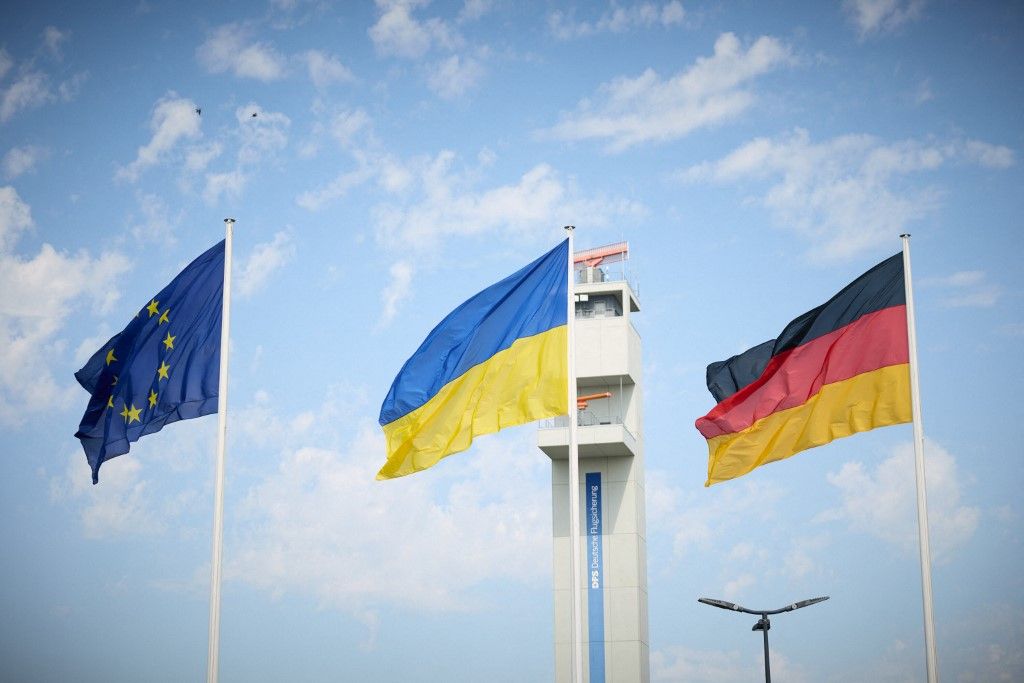 Federal Chancellor Friedrich Merz meets President Volodymyr Zelenskyy on August 13, 2025 in Berlin. Óriási égés: Európa benyújtotta az ellen-béketervet, itt a teljes lista, mit követelnek Ukrajnának – Amerika már az első pillanatban nevetségessé tette